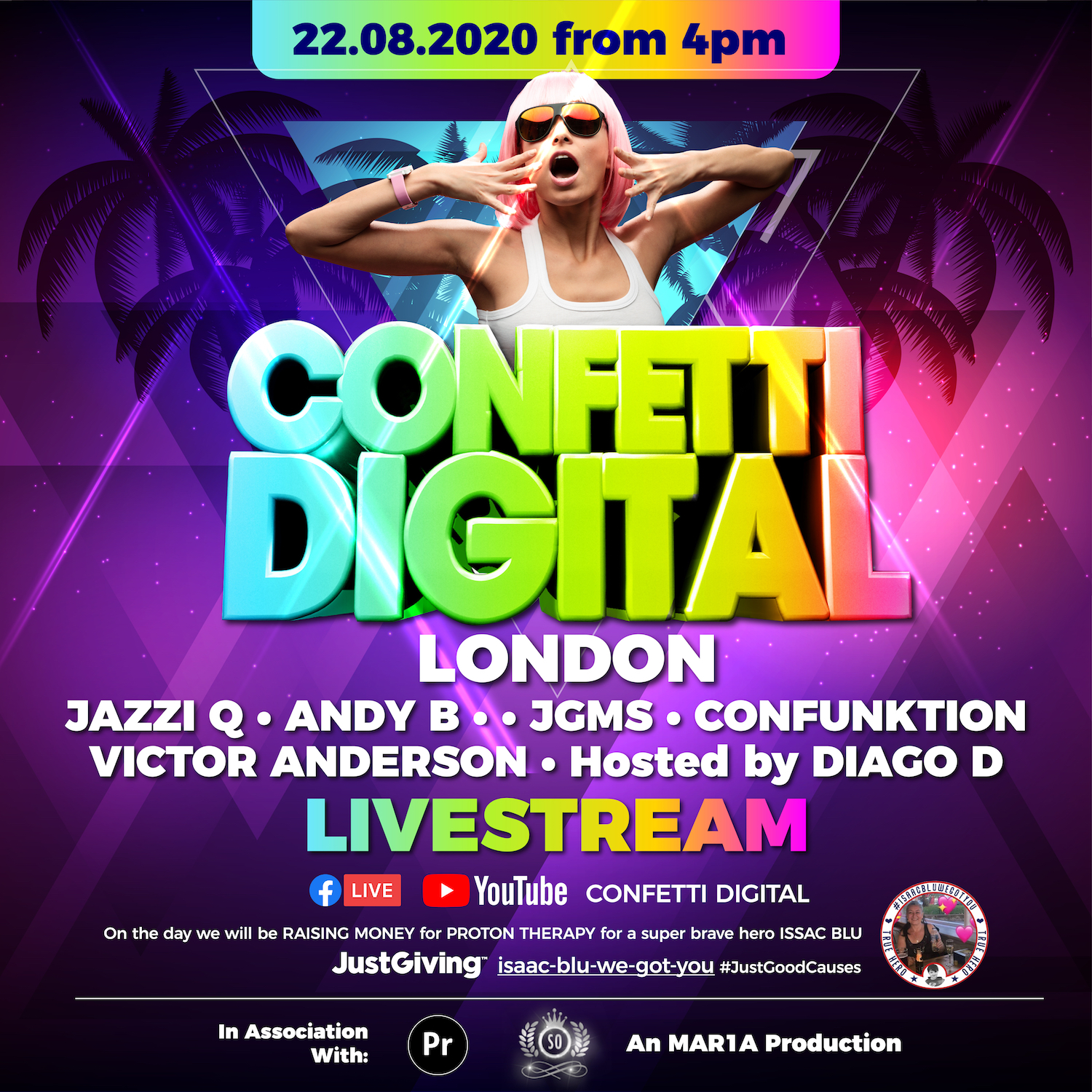 LIVESTREAM CONFETTI DIGITAL LONDON 🎧 Proto Pr (UK)